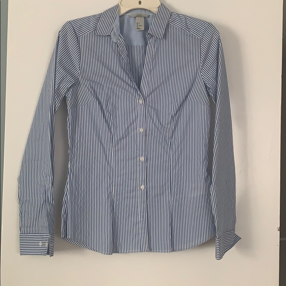 Pinstripe button down